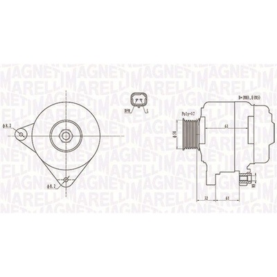 Generátor MAGNETI MARELLI 063731959010