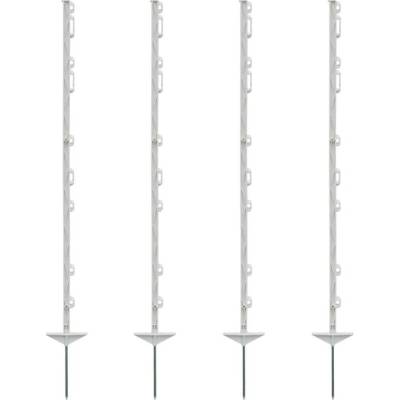 VNT electronics s.r.o. Plastový sloupek pro elektrický ohradník, délka 125 cm, 9 oček, bílá