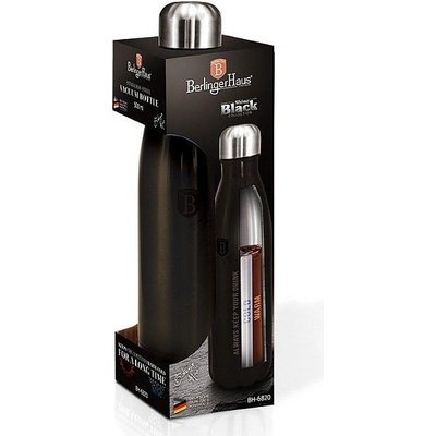 Berlingerhaus BH-6820 Termoska lahev nerez 500 ml Shiny Black Collection
