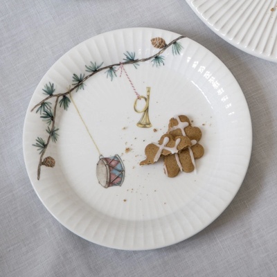 KÄHLER Dezertný tanier Hammersh i Christmas 19 cm