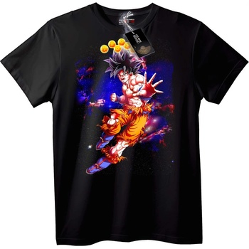 NOONEBRAND Тениска Гоку Dragon Ball Z аниме - M, Black