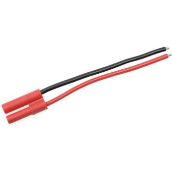 Revtec Позлатен конектор 4.0mm женски с кабел 14AWG 10cm