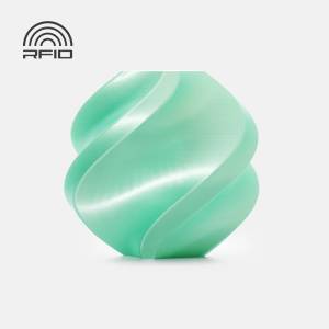 Bambu Lab PLA филамент Bambu Lab PLA Silk+, 1.75 mm, 1.0 kg, Mint 13507, Spool