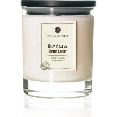 KIMMY CANDLES Bílý čaj & Bergamot 220 g