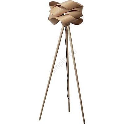 NEDES Дървена подова лампа 1xE27/60W/230V масив/фурнир/ясен (ND4266)