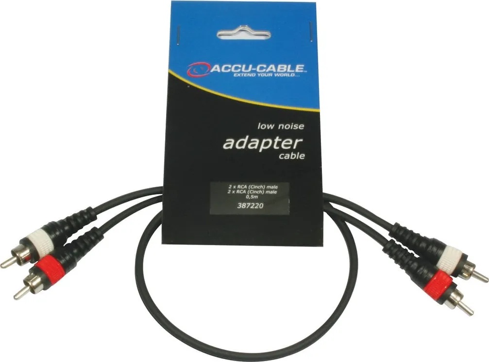 ADJ AC-R/0, 5 RCA 50 cm Аудио кабел (1611000020)