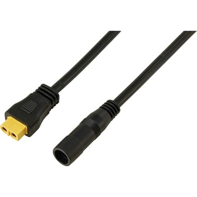 Kábel DC zásuvky 2,5/5,5 mm na XT60 0,5 m čierna TRU COMPONENTS Množstvo: 1 ks