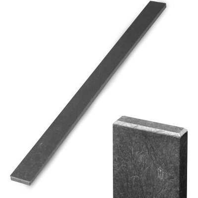 Recyklát plotovka 78x21 mm, rovná, šedá Délka v mm:: 980 mm