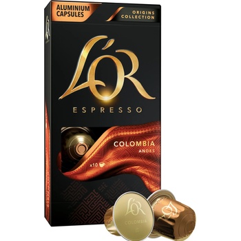 L'OR L´OR Espresso Colombia - 10 алуминиеви капсули, съвместими с кафе машини Nespresso®*