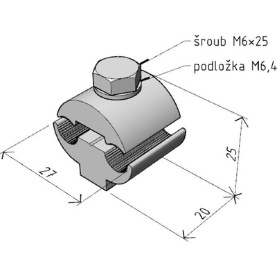 ARKYS Svorka MERKUR zemnící SVZM 1 ARK-213078