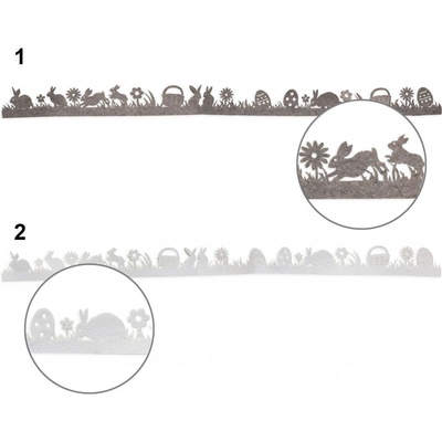 Velikonoční samolepka filc 100cm mix