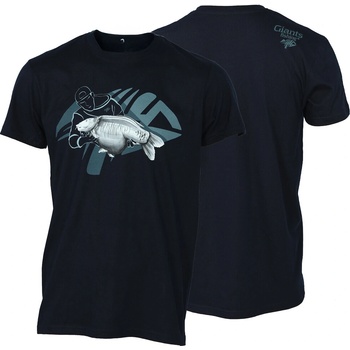 Giants Fishing tričko Rybár s Kaprom modré