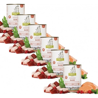 Isegrim Dog Adult Goose with Sweet Potato Rose Hip & Wild Herbs 6 x 400 g