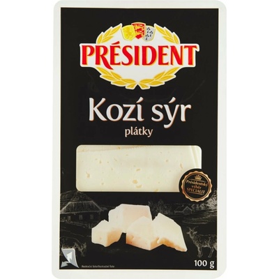 Président Syr kozí plátky 100 g