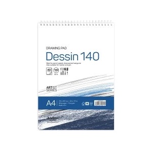 Drasca Пад за рисуване Dessin А4 140г 40л бял