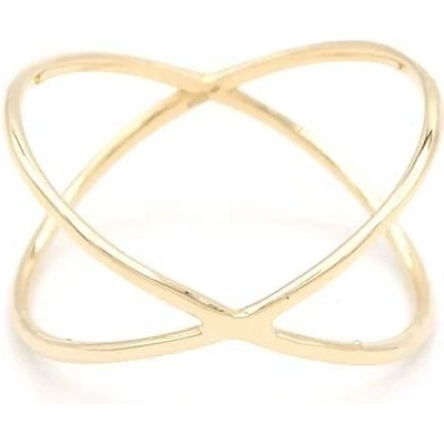 B&B Goldinvestic Zlatý prsten jemné propojené kroužky N6313