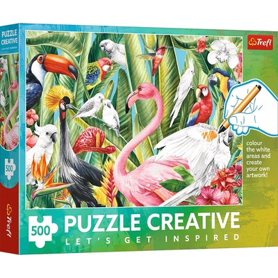 Trefl Kreatívne Paradise Birds 500 dielov