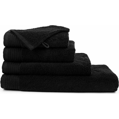 The One Towelling T1 DELUXE100 Black 100 x 180 cm