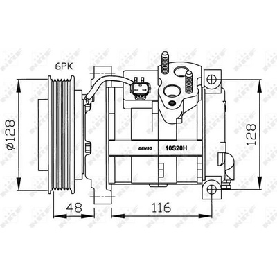 NRF Kompresor klimatizace NRF 32203G
