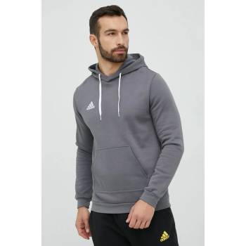 Adidas Суичър adidas Performance Entrada 22 в сиво с качулка изчистен дизайн HB0578 (HB0578)