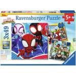 Ravensburger Детски пъзел Ravensburger 3 x 49 части - Спайди и неговите невероятни приятели (5730) - ozone