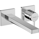 Hansgrohe Tecturis E - Смесител за мивка за вграждане, с изпразнител, за двуотворен монтаж, EcoSmart, хром 73051000 (73051000)