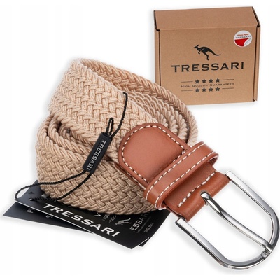 Tressari Pásek béžový elastický s trnem