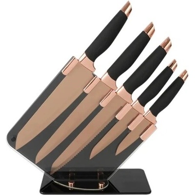 Sada kuchynských nožov, ROSE GOLD, nerez, 6ks