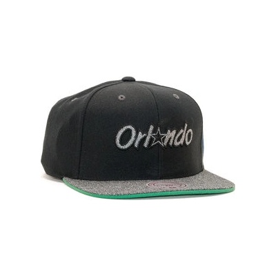 Mitchell & Ness Orlando Magic Melange Patch Black Snapback černá šedá zelená
