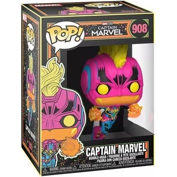 Funko Pop! Marvel Captain Marvel BlackLight limited exclusive edition