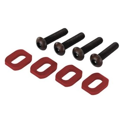 Traxxas алуминиева шайба за винтове на мотор червена (4)