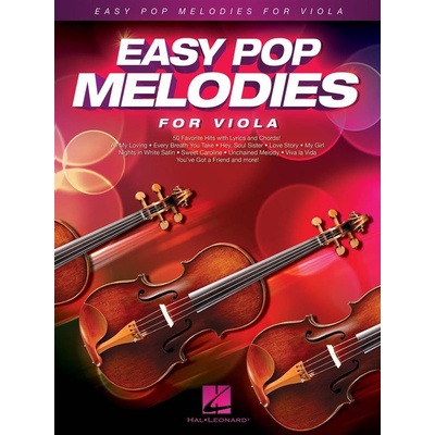 EASY POP MELODIES for Viola / 50 populárních hitů pro violu