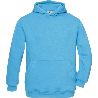 BC dětská mikina Hooded kids tyrkysová