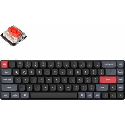 Keychron K7 Pro QMK/VIA 65 Hot-Swappable Low Profile Gateron Red Switch (K7P-H1)
