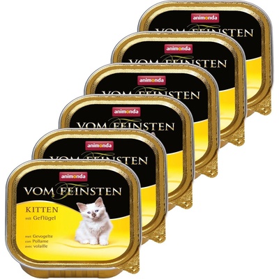 Animonda Vom Feinsten Kitten - птиче месо 6 x 100 г