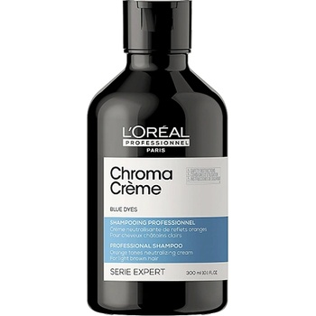 L'Oréal Chroma Creme Blue Dyes шампоан за кестенява коса за жени 300 мл