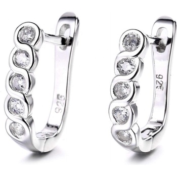 Silenti Jewelry Сребърни обеци "Изтънченост