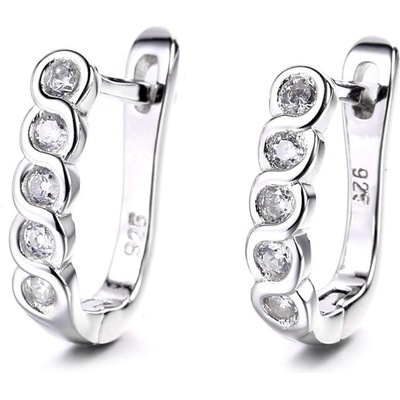 Silenti Jewelry Сребърни обеци "Изтънченост