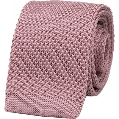 Bubibubi pletená kravata Blush Pink ružová