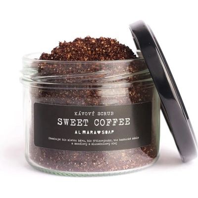 Almara Soap přírodní tělový peeling Sweet Coffee 140 g