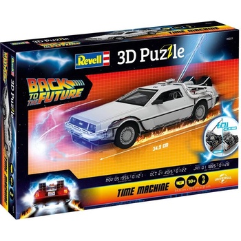 Revell 3D пъзел Revell - Машина на времето, Back To The Future, 157 части (R00221)