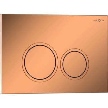 Mexen Tex 01 бутон за промиване, розово злато лъскав - 6101-09 (6101-09)