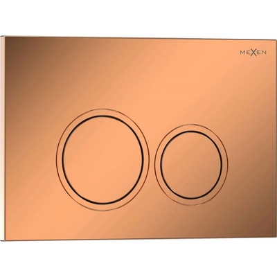 Mexen Tex 01 бутон за промиване, розово злато лъскав - 6101-09 (6101-09)