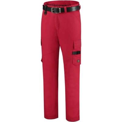 Malfini TRICORP WORK PANTS TWILL T64 montérkové kalhoty do pasu červená