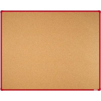 VMS VISION, s.r.o. Korková nástenka boardOK s červeným rámom 1500 x 1200