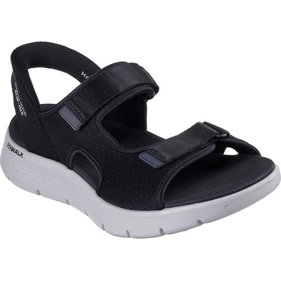 Skechers Сандали Skechers Men's Slip-On Quarter Strap Flat Sandals - Black/Grey