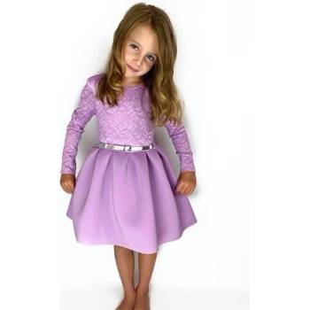 Luxury lila dress dívčí šaty fialové