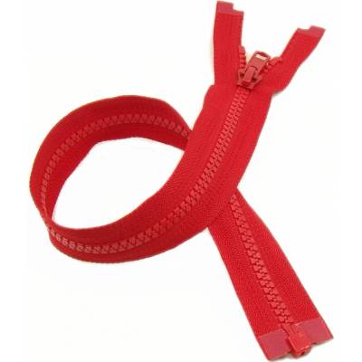 YKK Zip kostěný dělitelný VISLON® 40cm červená