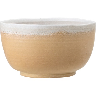 Bloomingville Кашпа Bloomingville каменна керамика 18 см жълта (82046150)