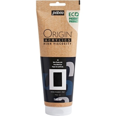 Pébéo Origin АКРИЛНА боя Ivory Black Hue 240 ml 1 бр (817240)